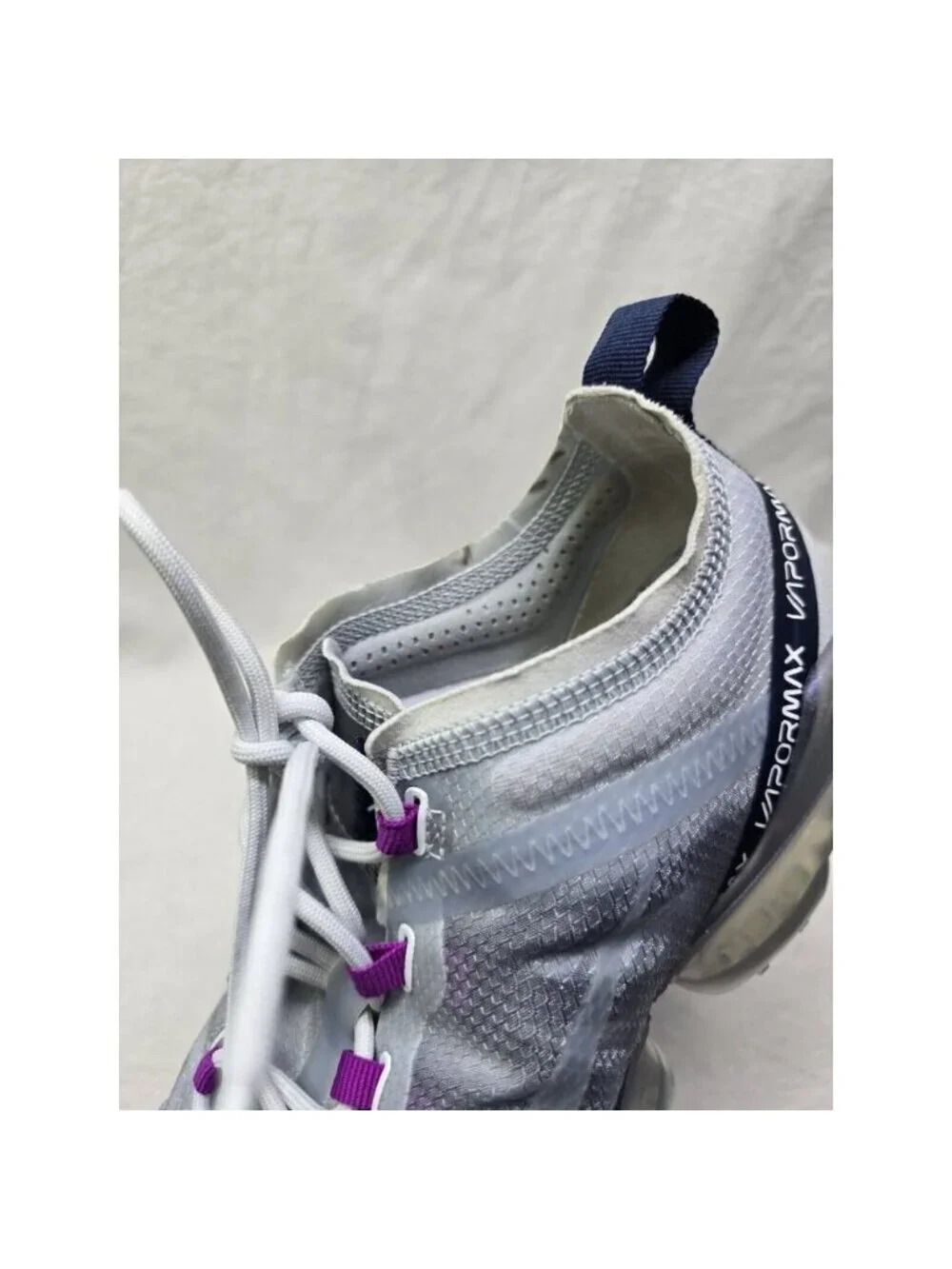 Nike Air VaporMax Football Gray 2019 Running Shoes Sneakers Womens Size 8